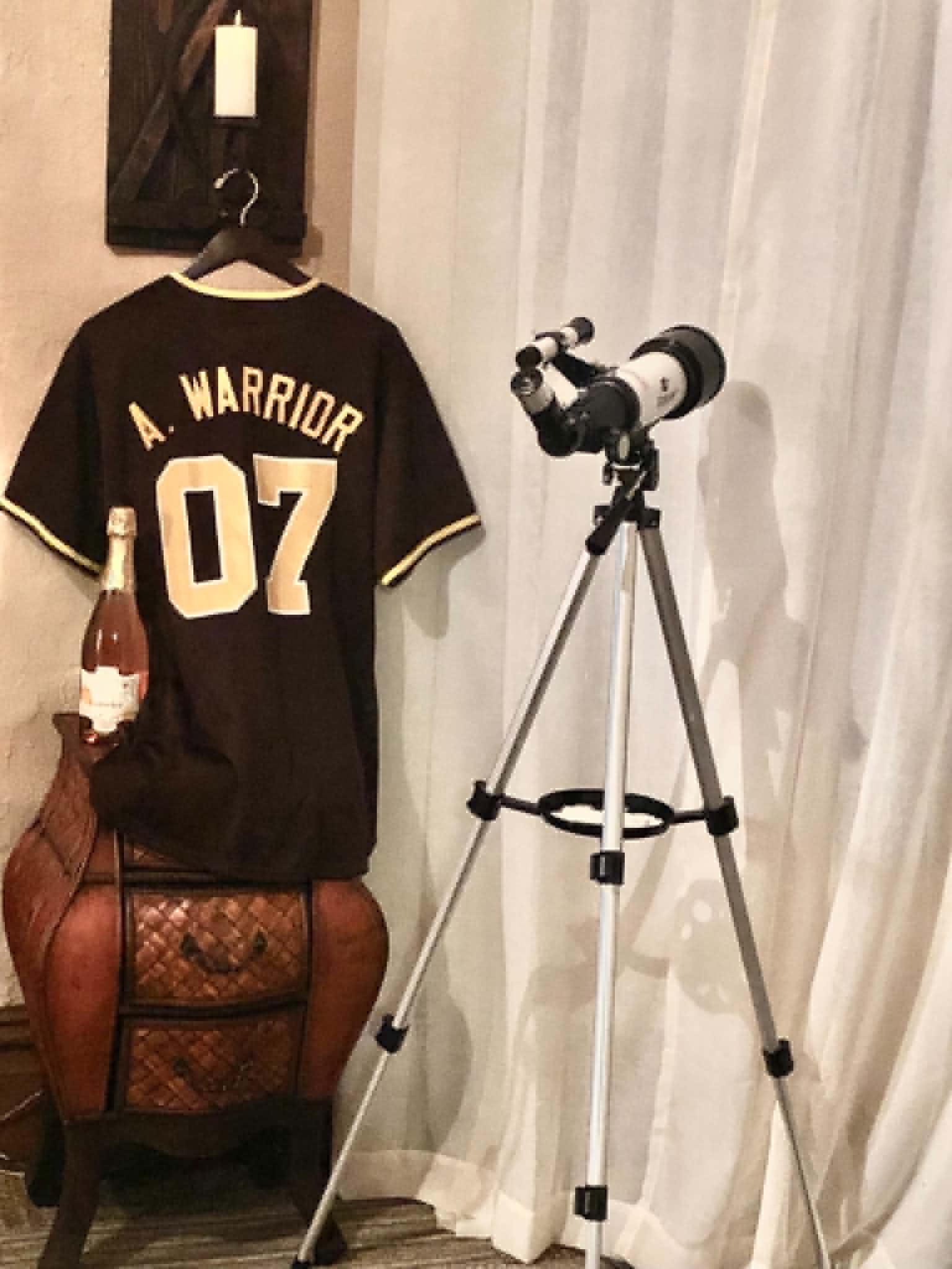 A. Warrior branded jersey