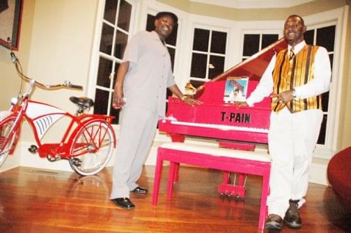 Shaheed and Raphael Ashanti at T-Pain estate